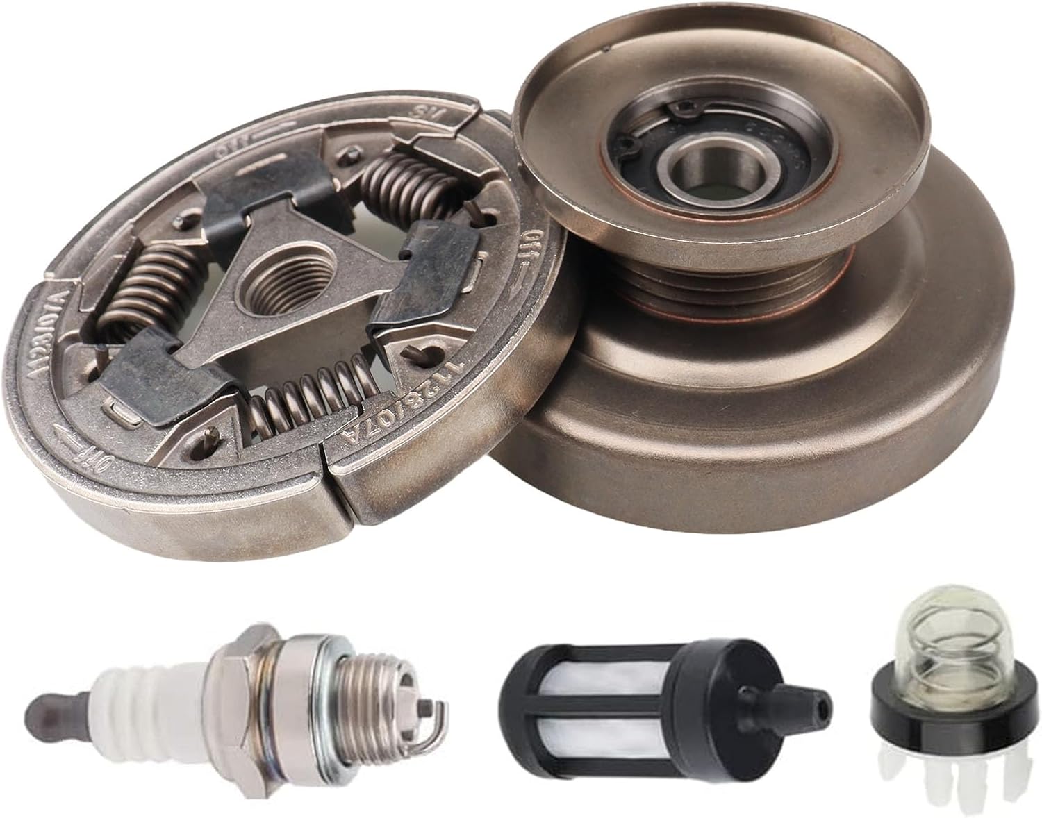 Clutch & Clutch Pulley Clutch Drum Pulley w/Bearing & Clip for TS410 TS420 Replace 4238-160-2002, 4238-760-8500