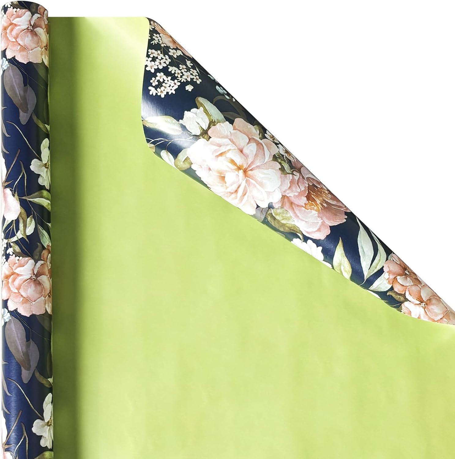 YXTII Floral Wrapping Paper -17 Inch x 33 Feet, Double-Sided Flower Gift Wrap Perfect for Wedding, Birthday, Bridal Shower, Halloween, Christmas image 5