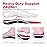 STSVZORR 240 lbs+ Plantar Fasciitis Insole Arch Support Insert Foot Pain Relief Women, Men Orthotic Insole Flat Feet Heel Spur Comfort Standing All Day, Work Boot Shoe Insole, Size 10-290MM