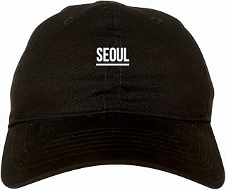Kings Of NY City of Seoul South Korea Simple Underline 6 Panel Dad Hat Cap