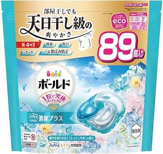 P&G ボールドジェルボール 4D 爽やかフレッシュフラワーサボンの香り つめかえ 詰め替え 詰替 テラジャンボサイズ 89個入