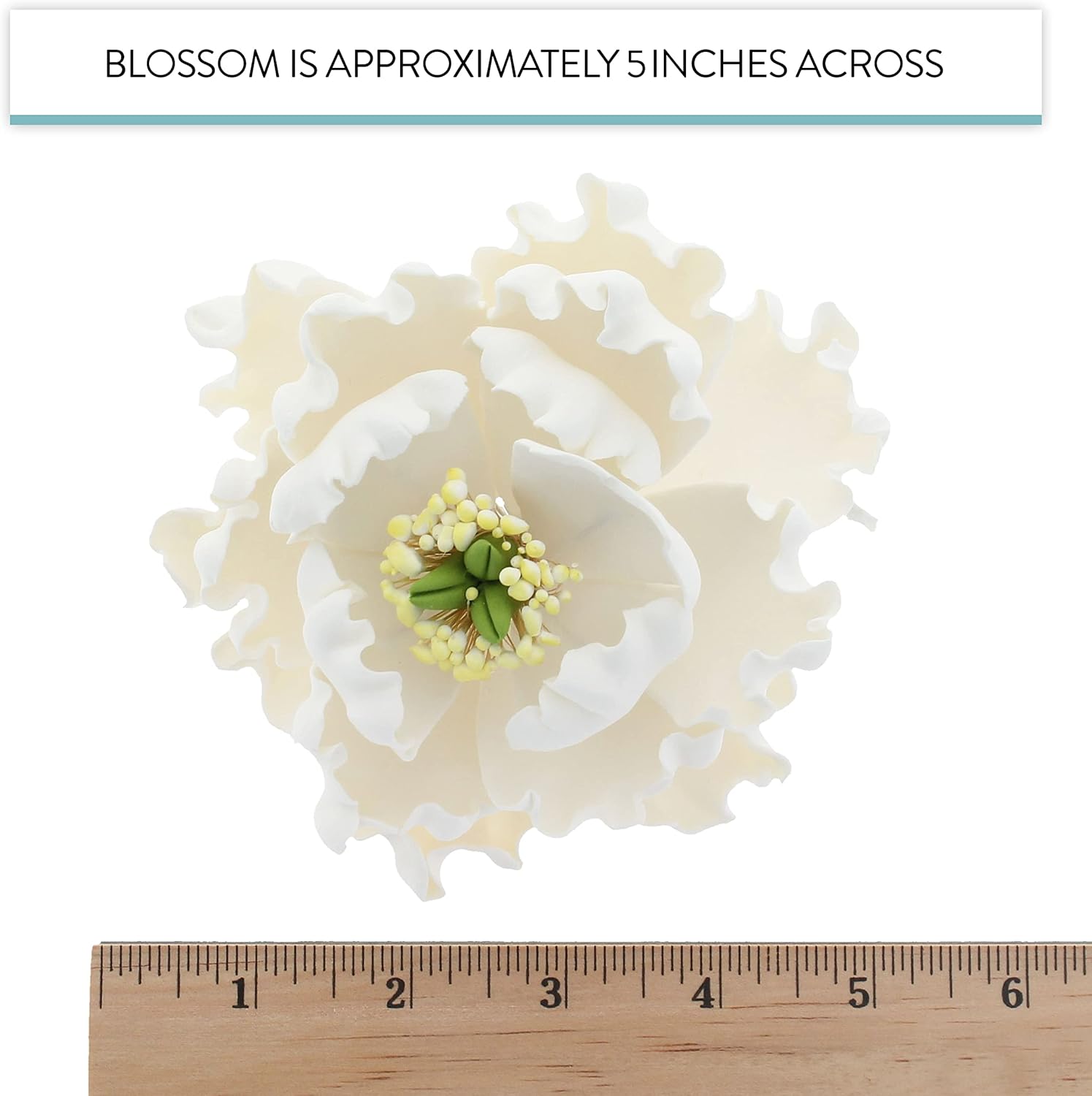 Cake Flowers – Gumpaste Flower for Cakes - White Bloom Peony Decoration for Cakes - Handmade - 3 Count – by Global Sugar Art and Chef Alan Tetreault