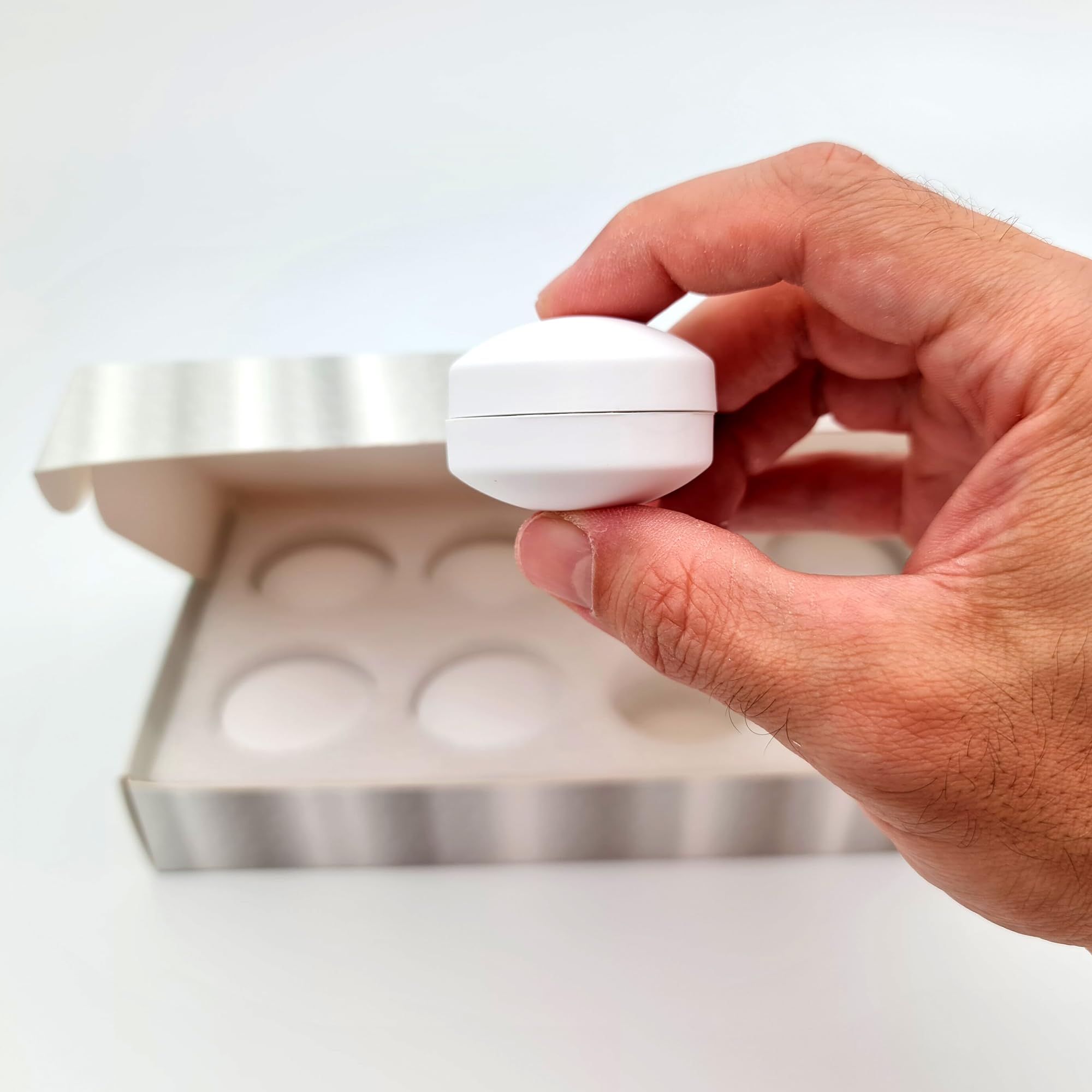 Leistungsstarke, magnetische Duschvorhanggewichte für spritzwasserfreies Badeerlebnis – 360° mit Silikon umwickelt – rostet nicht – schwere Magnete verhindern, dass die Vorhangeinlagen wehen, 8 Paar,