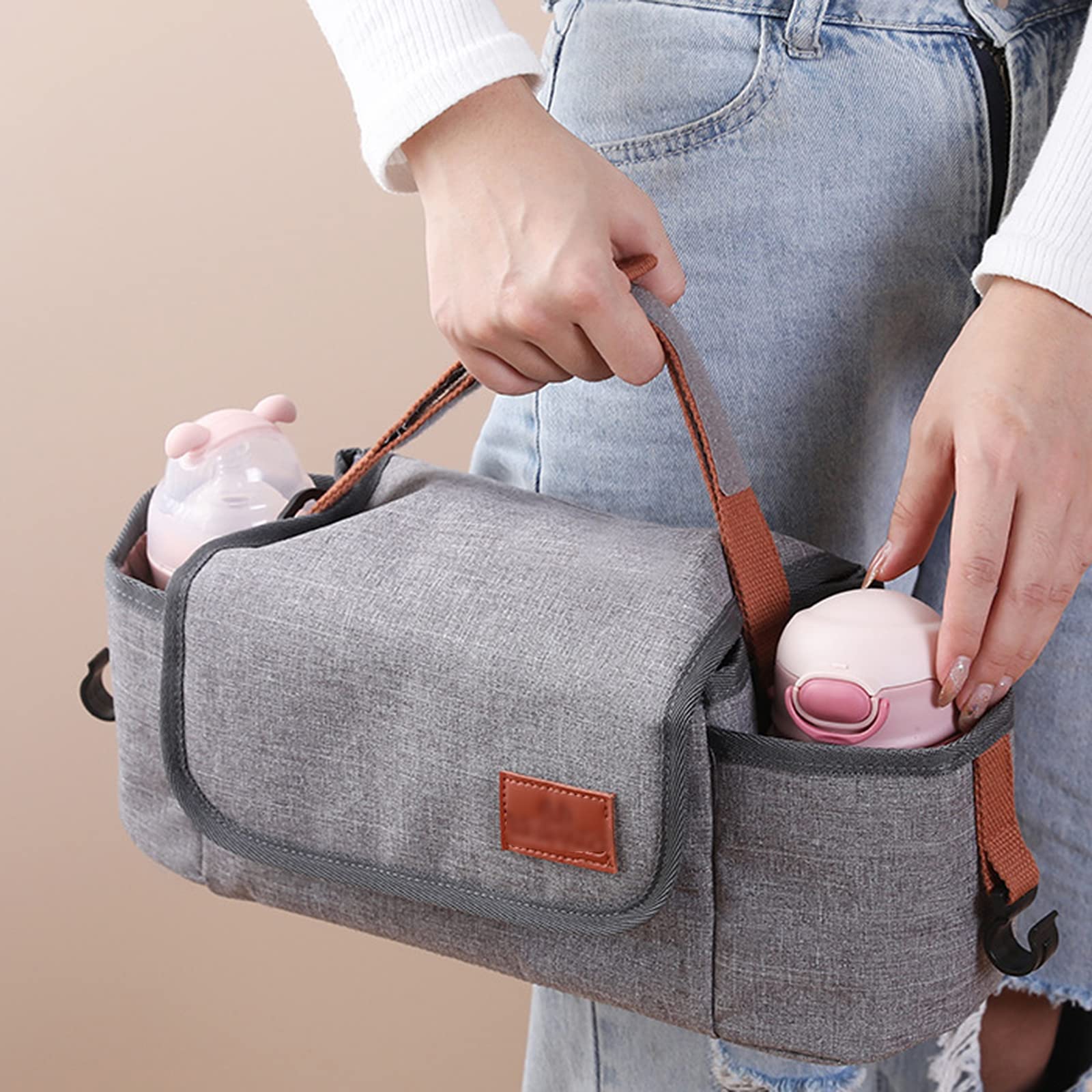 Bolsa para Andador con Ruedas: Bolsa de Viaje Universal para Transportar Accesorios para Silla de Ruedas, cestas para andadores y sillas de Transporte para Personas Mayores con Rue