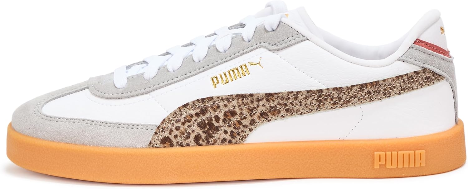 PUMA Women's Club II Era Shoes, White-Dusky Gray-Gray Echo AH25, 9 - Image 2