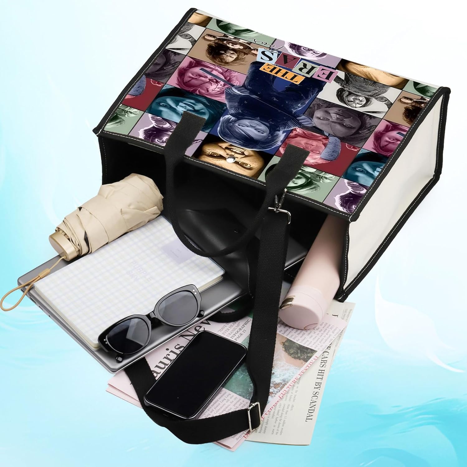 LEVLO Horror Movie Tote Bag Horror Movie Andy Gift Horror Bride Shoulder Bag Andy & Mike Movie Merchandise - Image 7