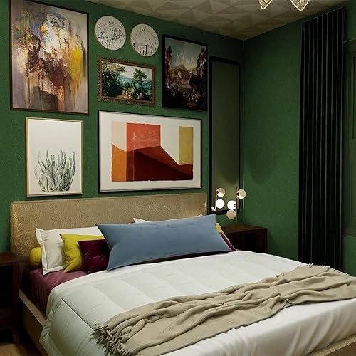 Miniatura 130 de Abyssaly - Papel tapiz amarillo para despegar y pegar, extraíble, para dormitorio de niñas, autoadhesivo, textura de seda en relieve, papel adhesivo