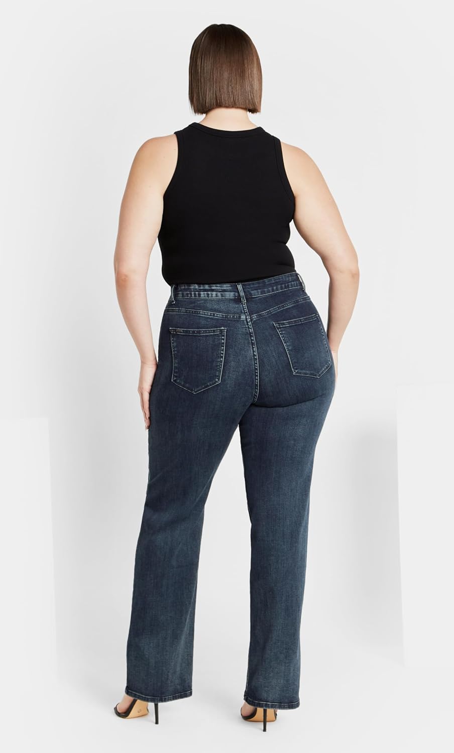 City Chic Women's Plus Size Harley Ivy Straight Jean - Image 3