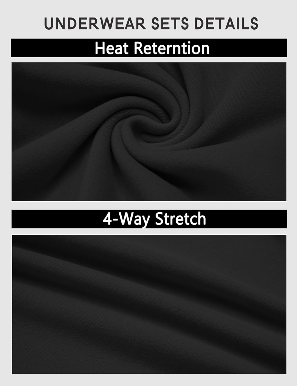 Arshiner Girls Thermal Underwear Set Long Johns Cold Weather Kids Base Layer Top Bottom - Image 5