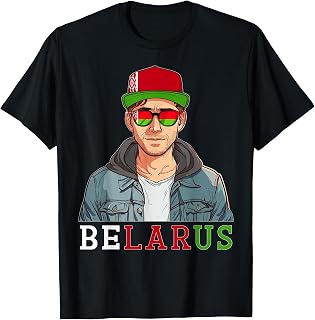 Belarus Flag Souvenirs Man Uniform Country Belarusian T-Shirt