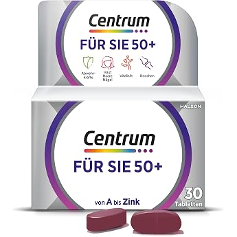 Multivitamin - Centrum For Her 50+ - High Quality Dietary Supplement with Micronutrients - Especially for Women from 50 - Vit