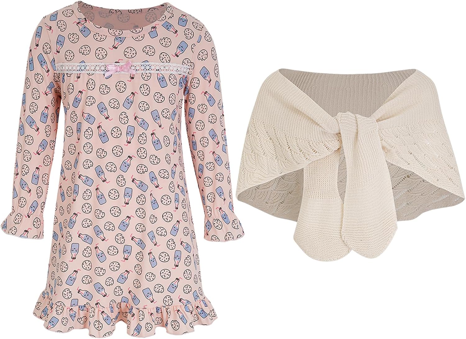 ZeroShop 100 Days of School Costume for Kids Girls Old Lady Granny Dress 100th Year Grandma Outfit - Image 2