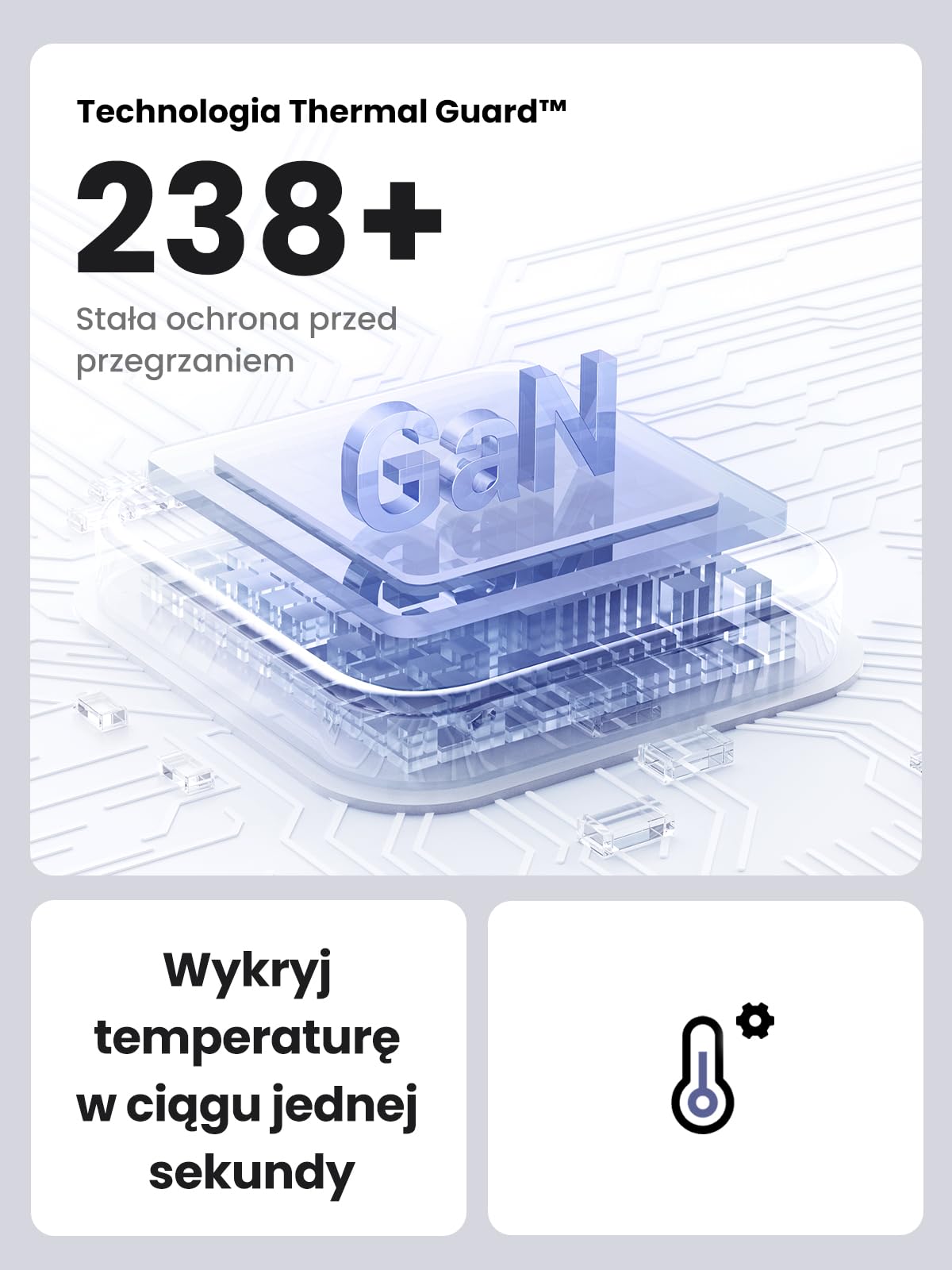 UGREEN Nexode 30W Ładowarka USB C Zasilacz USB C GaN II Tech Szybka ładowarka Kompatybilna z iPhone 16 Pro Max, 15, 14, 13, 12, Galaxy S24 Ultra, S23, iPad, Tab A8, Pixel, HomePod (czarny)