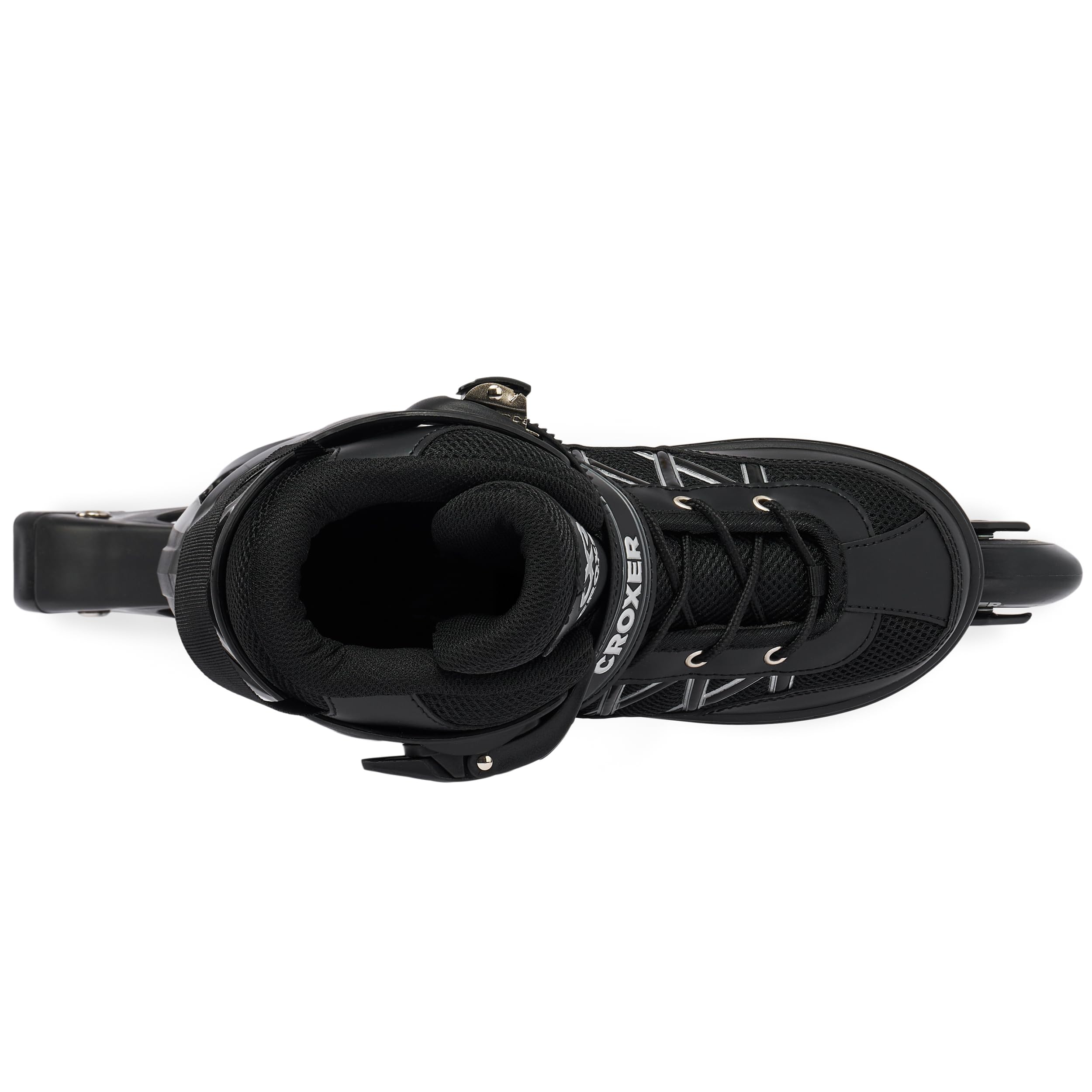 Roller en Ligne Torche du 39 au 42 Adulte Enfant Mixte Taille Ajustable Noir Croxer