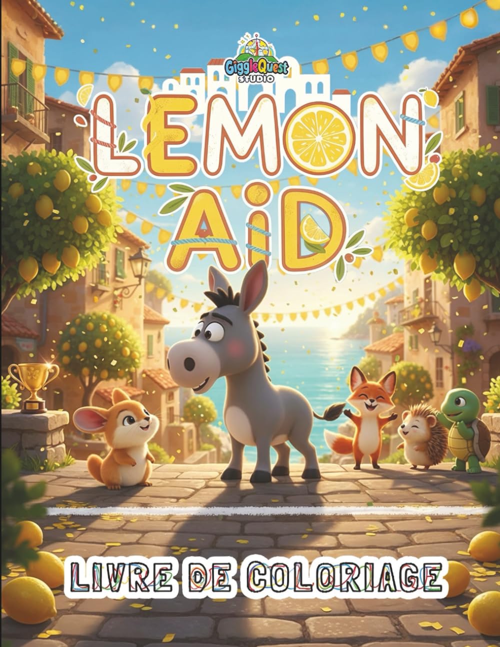 Lemon Aid: Livre de Coloriage | GQ08 (Compagnons des Livres de Coloriage GiggleQuest)