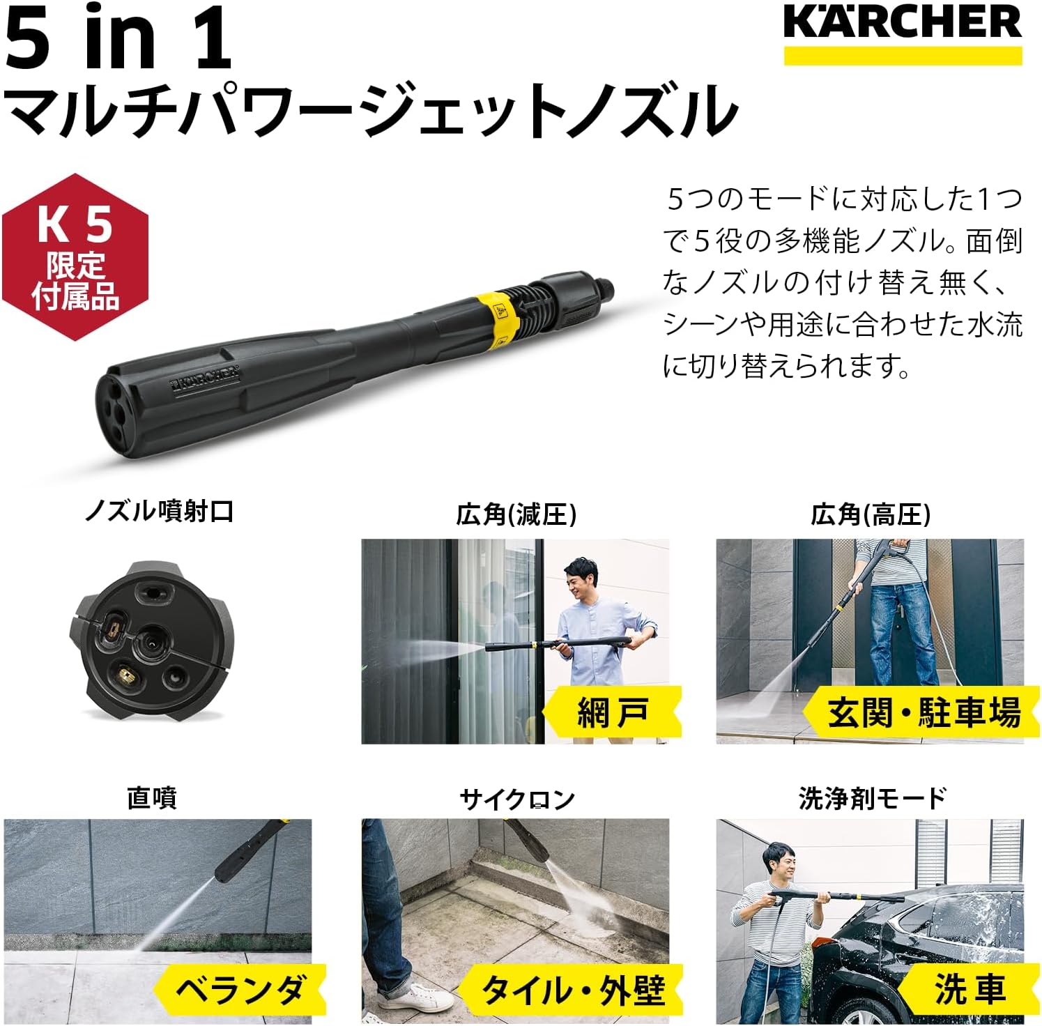 ヒダカ 高圧洗浄機 HK-1890 スペシャルセット(50Hz/60Hz別) (50Hz