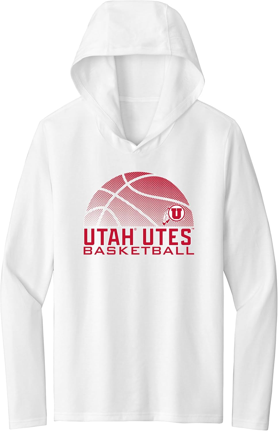 CornBorn Utah Utes Unisex Fit Womens Long Sleeve - Tshirt with Hood - Choose Your Design