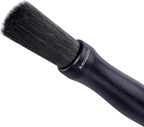 Miniatura 2 de Normcore Barista Brush - Cepillo de limpieza para posos de café, mango de madera de roble teñido negro natural, cepillo de limpieza para máquina de