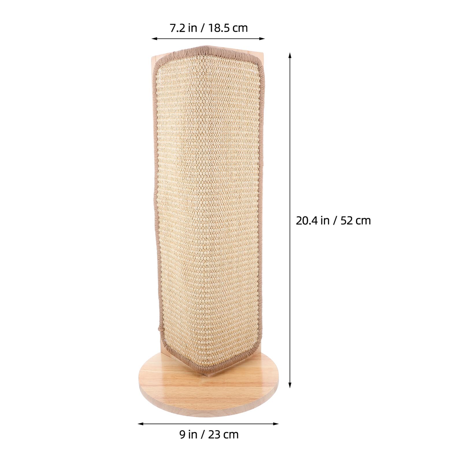 Sisal Katzenkratzbrett als Sofaeckenschoner, Minimalistischer Holzschutz