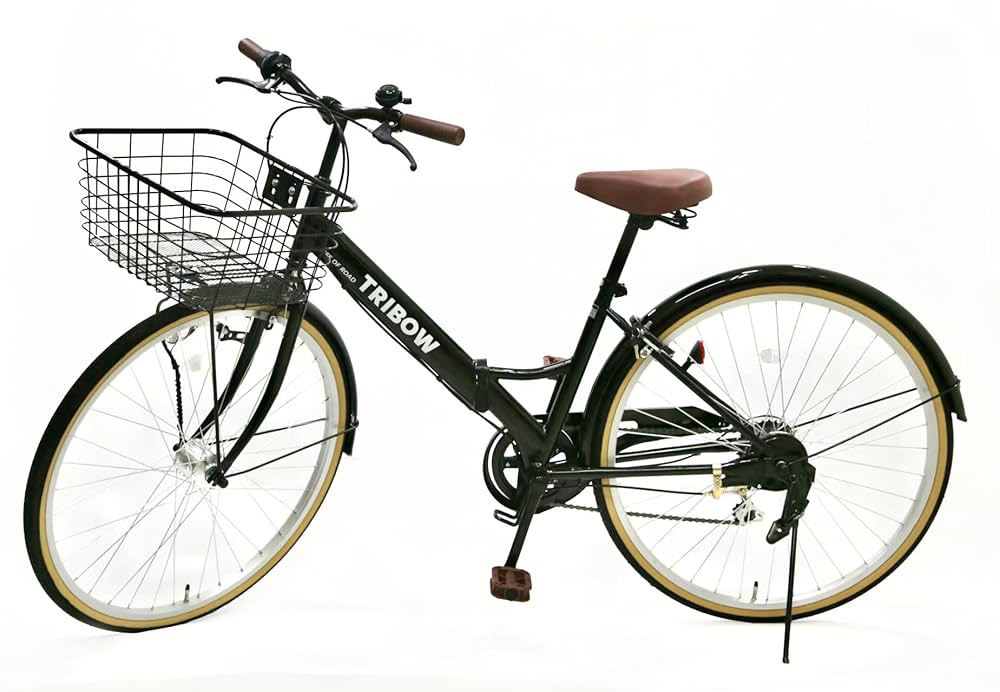 オリーブグリーン シティサイクル 26インチ 前カゴ付き オリーブグリーン シティサイクル 26インチ 前カゴ付き オリーブ