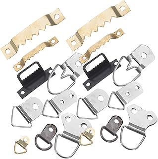 STAHAD 180 Pçs Acessórios De Moldura De Foto Cavalete De Pintura Para Pintura Em Tela Cabides De Espelho Pesados Cabides Pesados Para Roupas Cabide De Fotos Olhos De Parafuso Gancho
