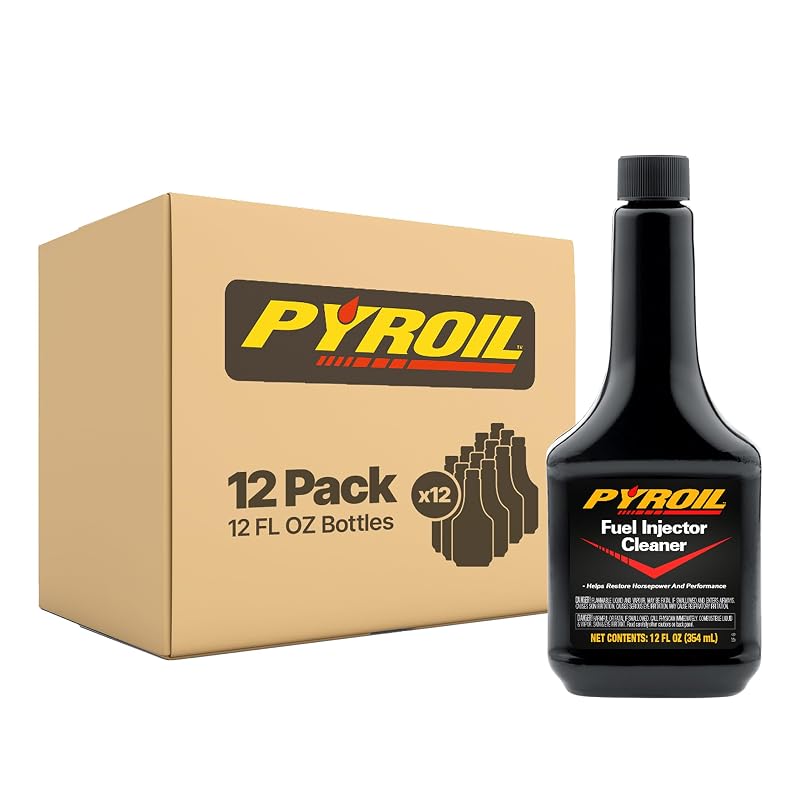 Limpador de Injetores de Combustível Pyroil para Motores a Gasolina, 355 mL, Pacote com 12
