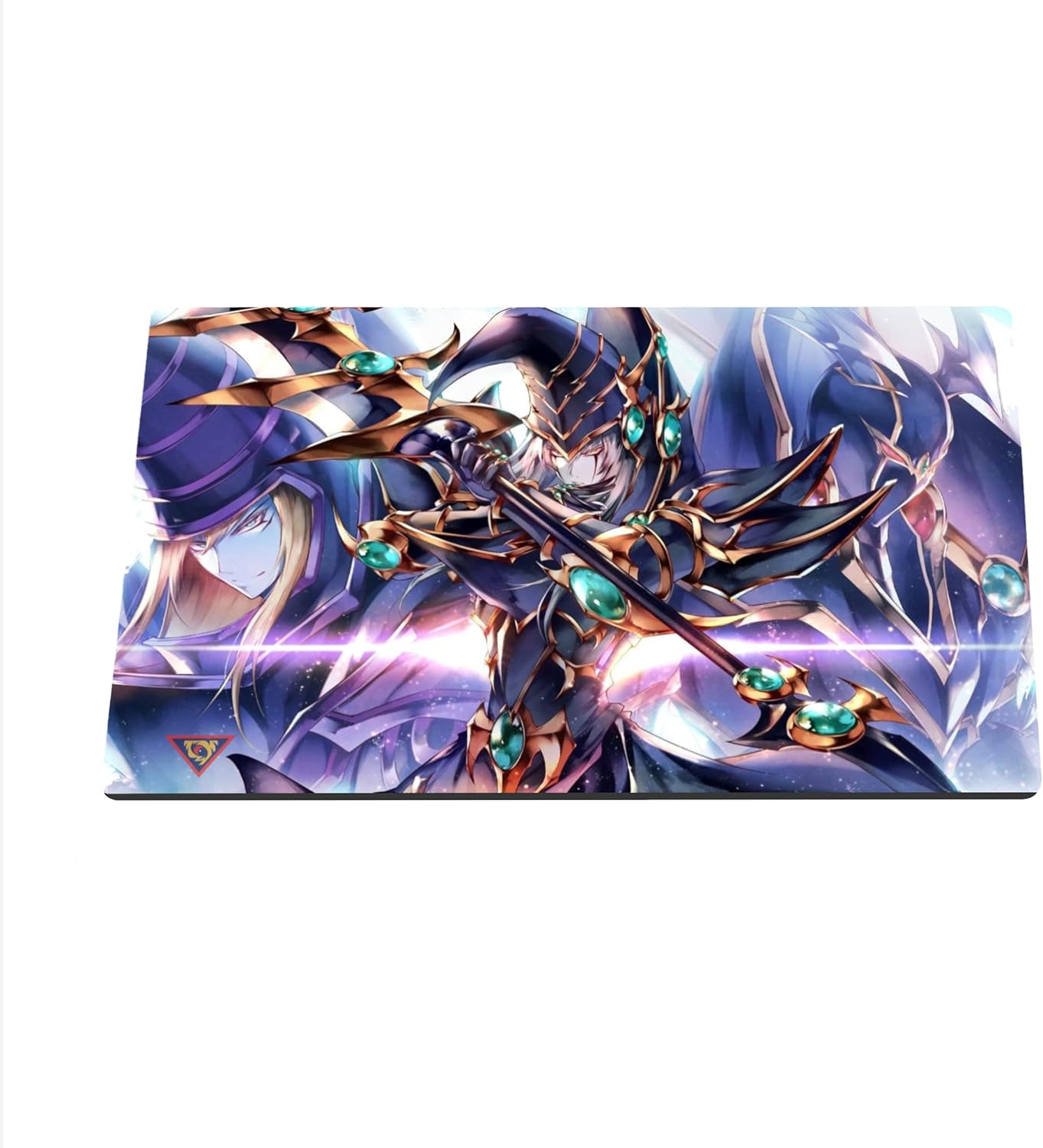 Dark Paladin Custom Playmat/Giant Mouse Pad - Durable Rubber 14 inch x 24 inch for Trading Card Games