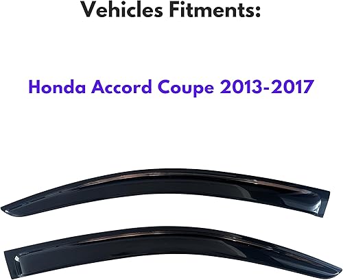 Miniatura 461 de KPY Moldura deflectora de viento con protección contra la lluvia compatible con Mazda CX-3 2016-2021 (CX3), 4 unidades, para ventana lateral