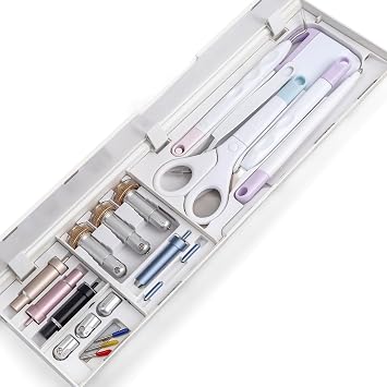 Tool Storage Insert Compatible with Cricu Maker 3 & Maker;Weeding Tools Kit Tray;Blades Housing Tip Accessories Organizer
