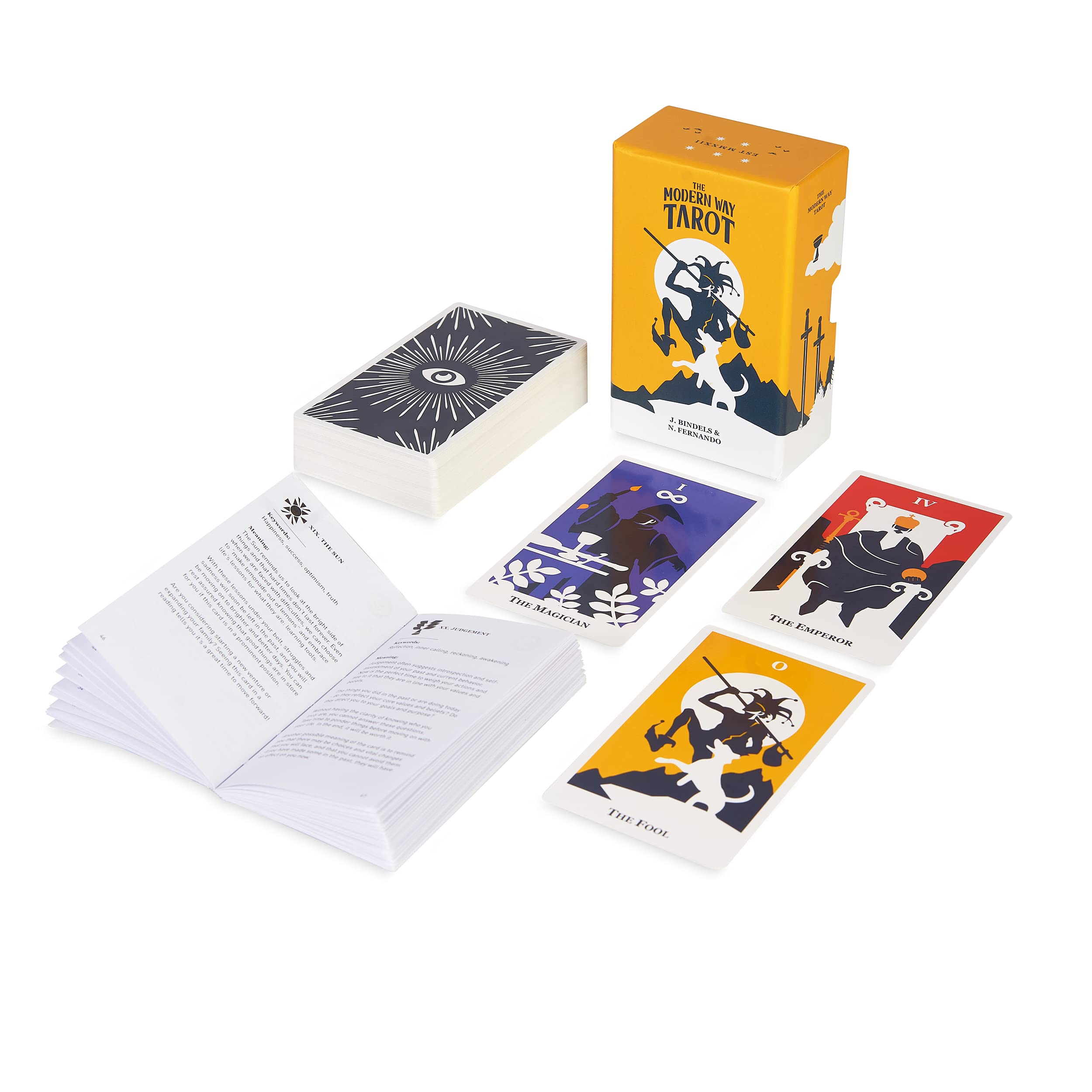 Amazon.com: Modern Tarot Card Deck with 194-Page Guidebook