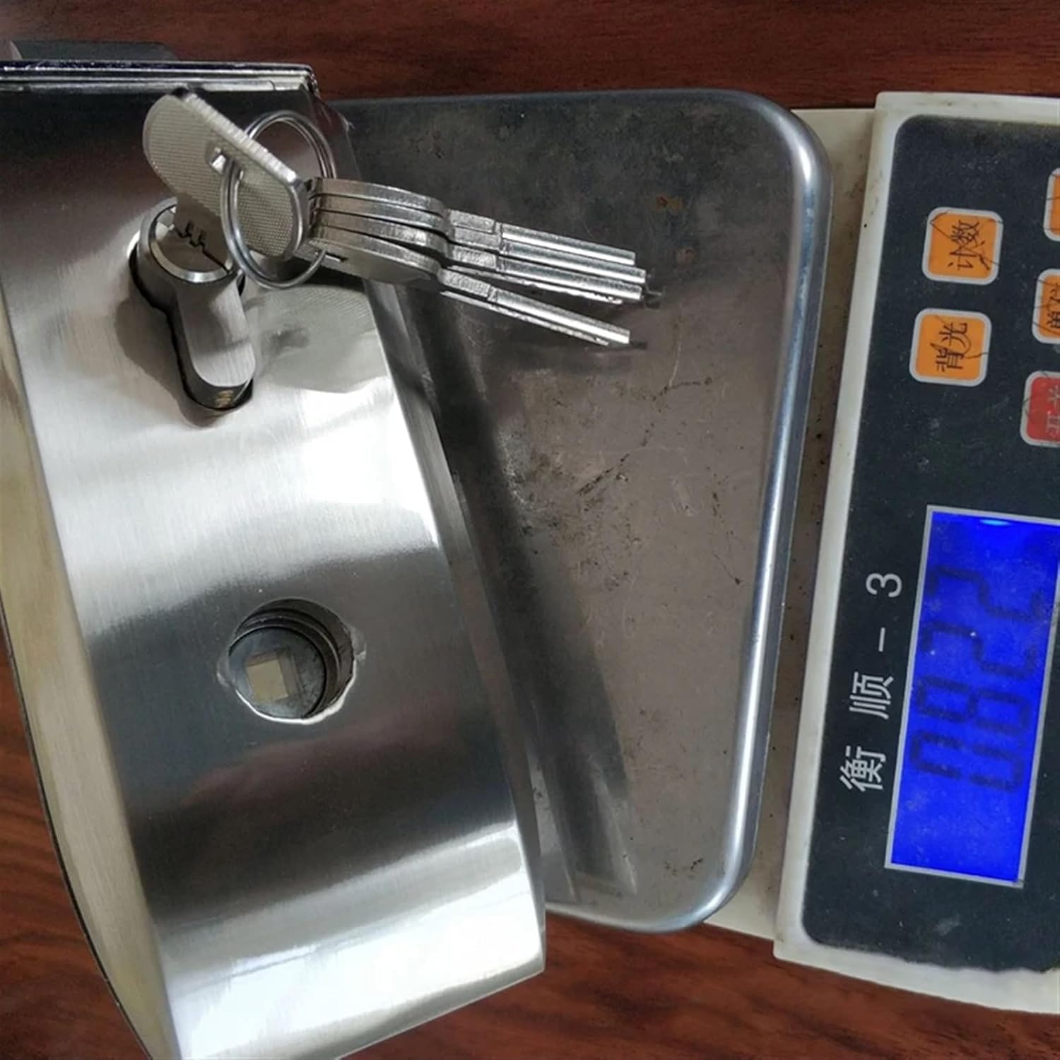 Entry Gate 10-12mm Glass Door Locks W Key Swing and Sliding Door Aluminum Frameless Glass Door Lock High Separation Door Lock 1Pcs