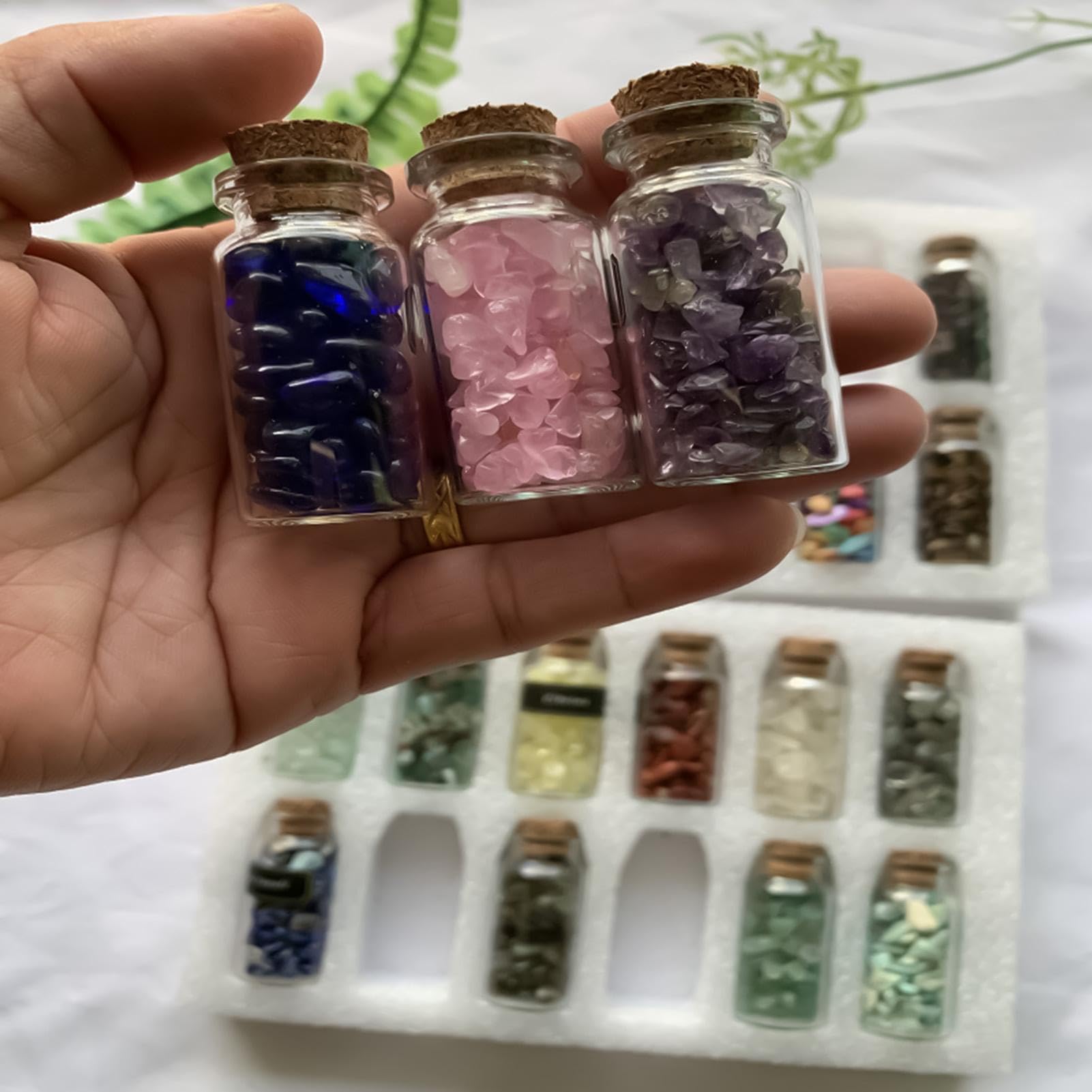 Generisch Set di per , set completo di per , cristalli naturali, scopa , borsa per ciondoli e sale da , per incantesimi, compagni di | Forniture Per Altare Strumenti Spirituali Base Per Principianti Rituali Mistici Altare Lancio Incantesimi Famiglia Colle