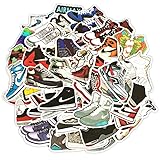 50 pcs Basketball Shoe Stickers for Skateboards, laptops, Water Bottles, hydroflask, Bikes, Luggage.