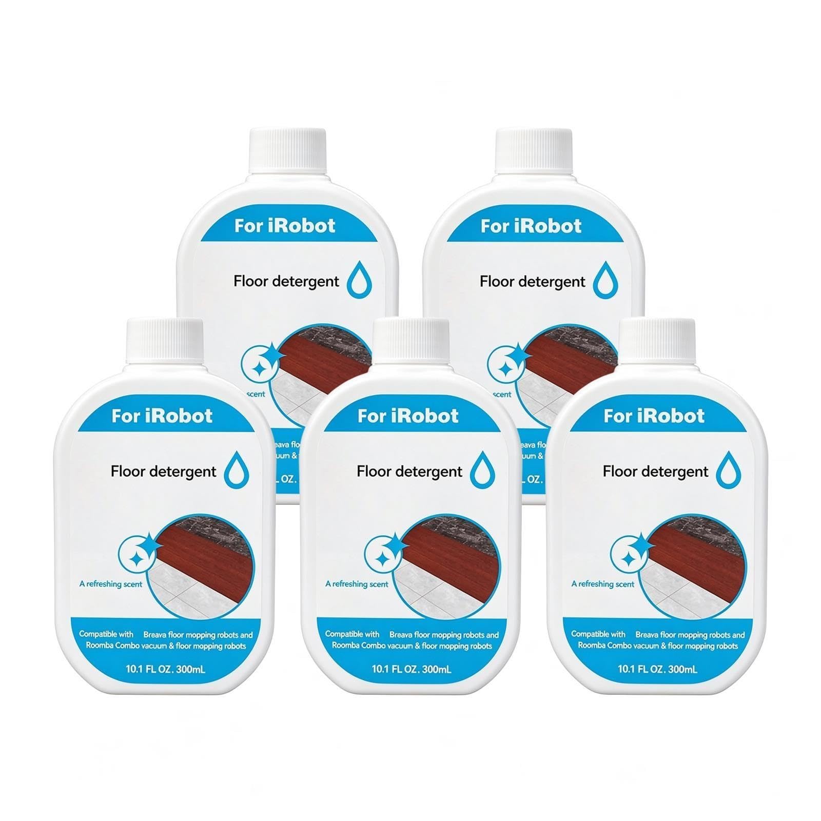 Detergente For Pavimenti Da 5 Pezzi, 300 Ml, Compatibile Con IRobot