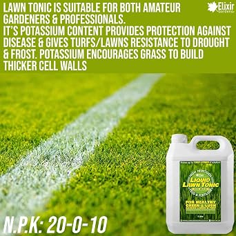 Elixir Gardens Liquid Lawn Tonic Feed & Fertiliser 10L