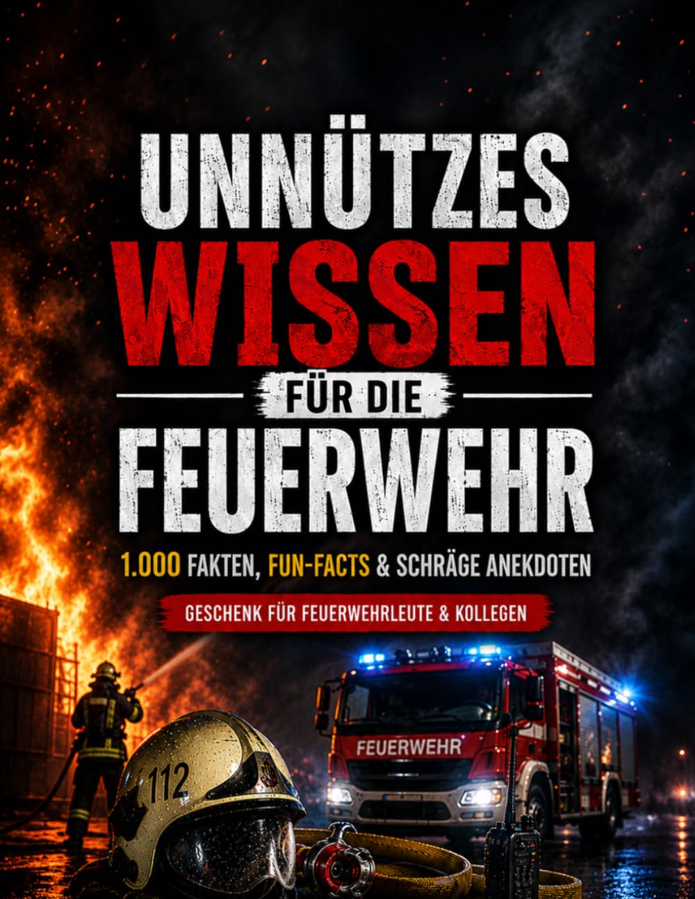 Unnützes Wissen für die Feuerwehr: 1.000 Fakten, Fun-Facts & schräge Anekdoten | Geschenk für Feuerwehrleute & Kollegen