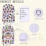 Cartoon TV Series Inspire Baggage Tag Cartoon Family Fan Gift TV Show Lover Suitcase ID Tag (All Terrible-TAGCA)