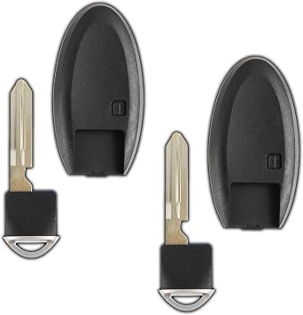 2X KeylessOption Key Fob Replacement for 2007 2008 2009 2010 2011 2012 2013 2014 2015 Nissan Altima Murano Maxima Infiniti G35 G37 Q60 Remote, 4-Button KR55WK48903, Locksmith Required