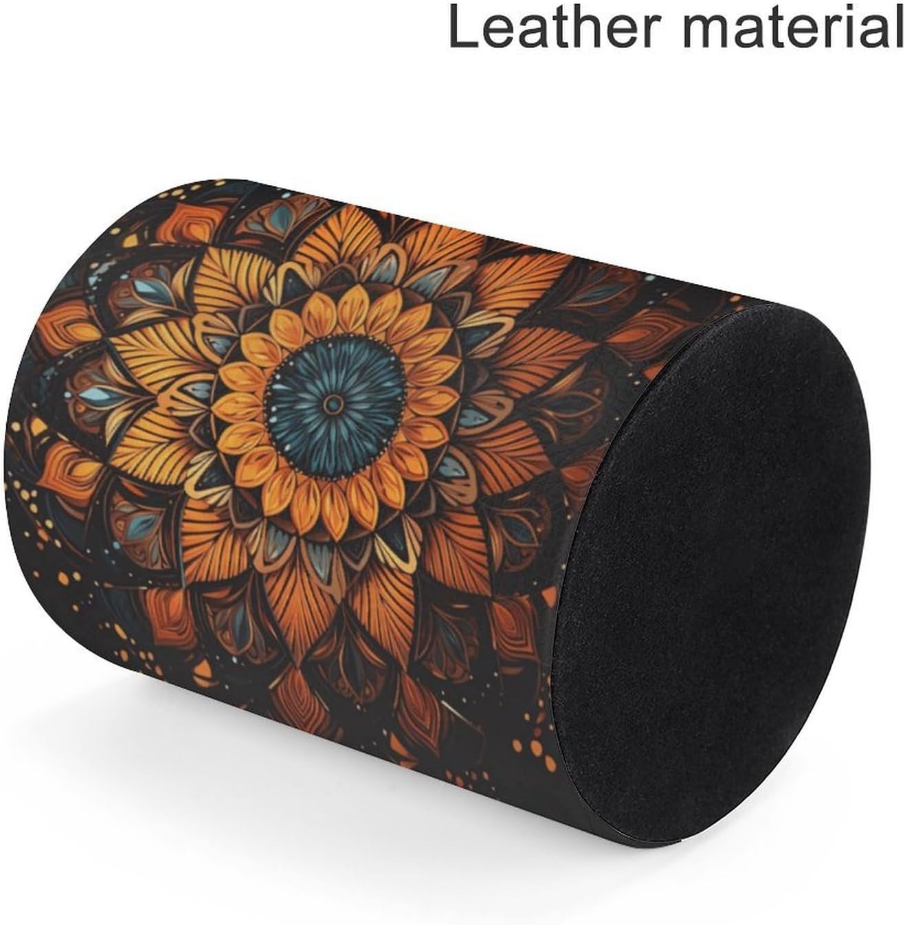 Office Mandala Desk Organizer Pen Holder Round image 4