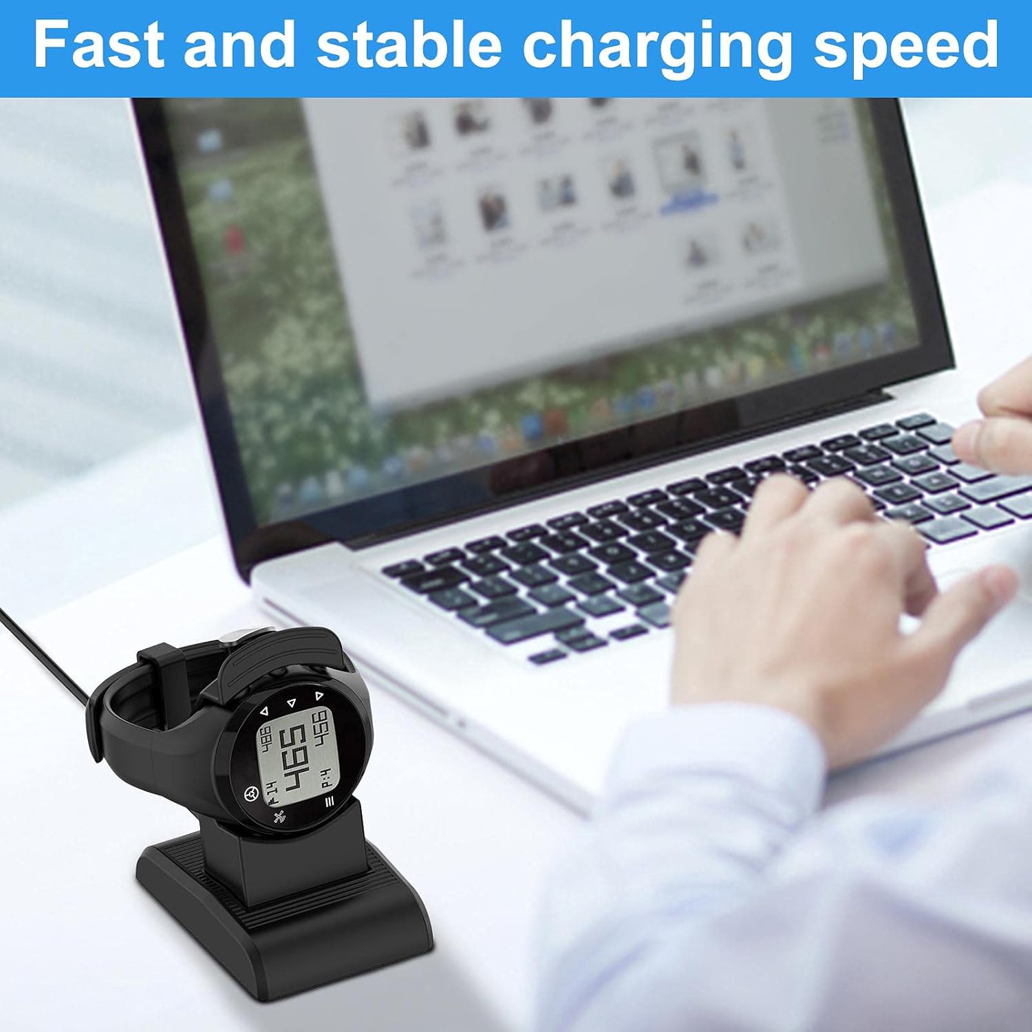 3.2 ft Wire USB Charging Dock Stand for ULT-G Golf Watch,Fast Charging Cable Charging Cable Compatible for TEC TEC TEC ULT-G Smart Watch Replacement Charging Dock Without Magnet