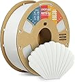 OVERTURE Filament PLA Matte 1.75mm Blanc, 1kg(2,2lbs) Neatly Wound Surface Mate Filaments pour Imprimante 3D FDM, Précision dimensionnelle +/- 0,02 mm (Blanc)