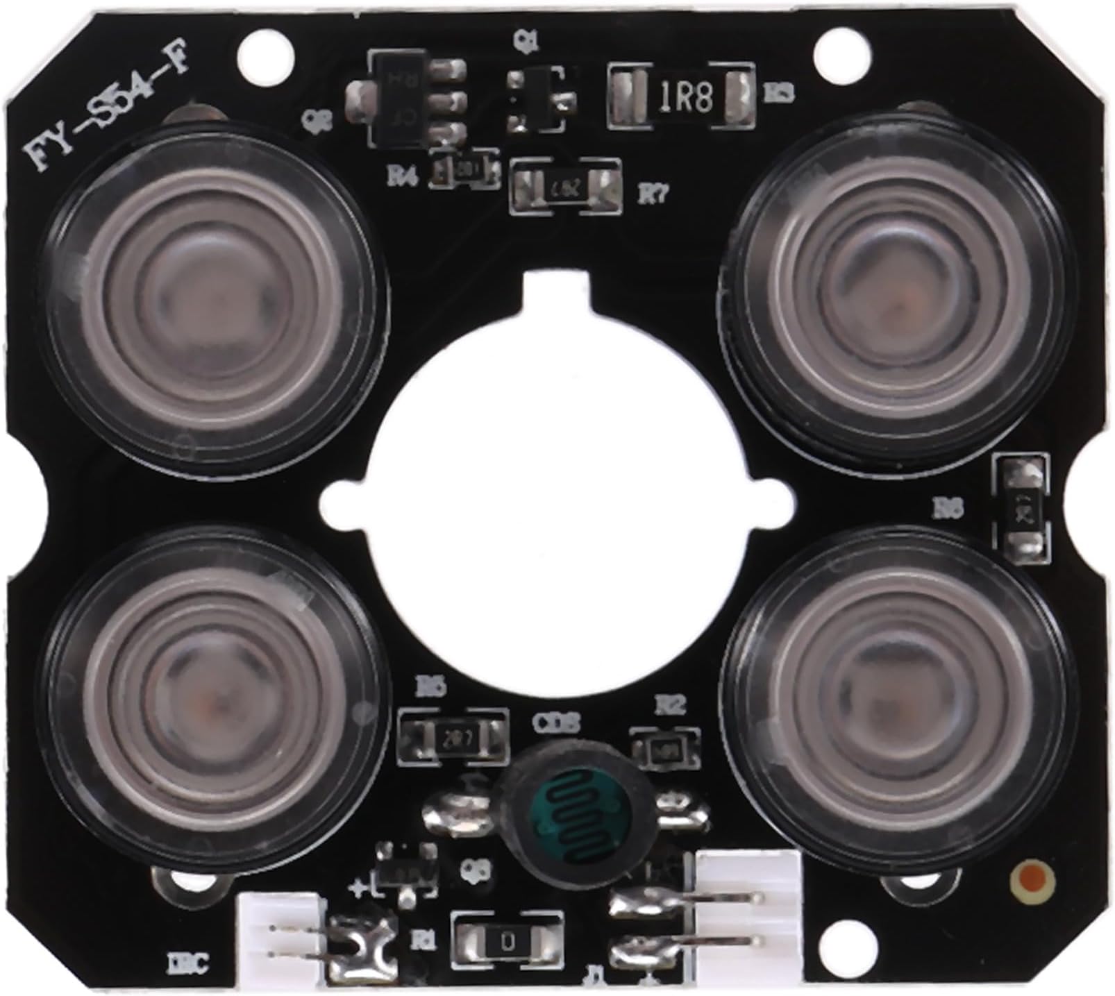 4 array IR led Spot Light Infrared 4x IR LED board for CCTV cameras night vision (52mm diameter)
