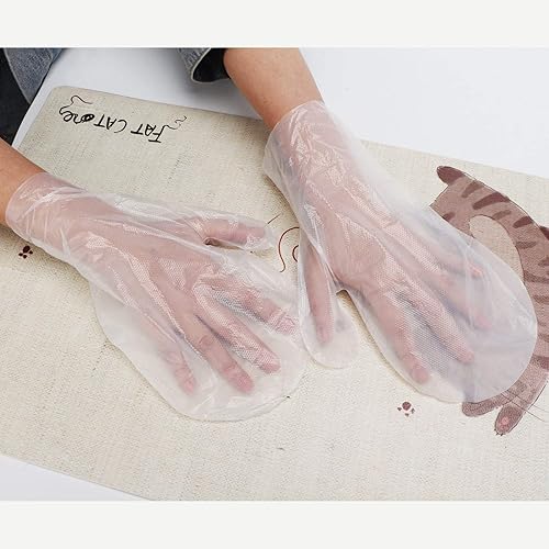 Miniatura 13 de Segbeauty Forros de baño de parafina para pies, 200 fundas de plástico para pies, botines para pies, protectores de pies con 200 calcomanías para un