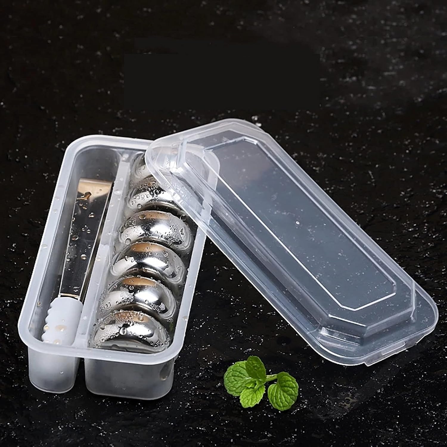 ステンレス製アイスキューブ ステンレススチール製アイスキューブメタルアイアンアイスキューブ家庭用クイックフローズンボールアイスペレッ