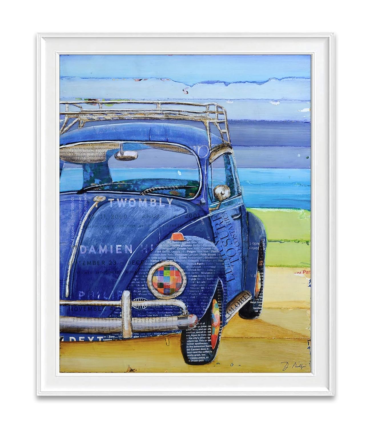 Amazon Com I Got The Blues Antique Classic Car Automobile 1967 Danny Phillips Unframed Art Print Vintage Nautical Coastal Beach And Home Decor Poster 8x10 Inches Handmade Products