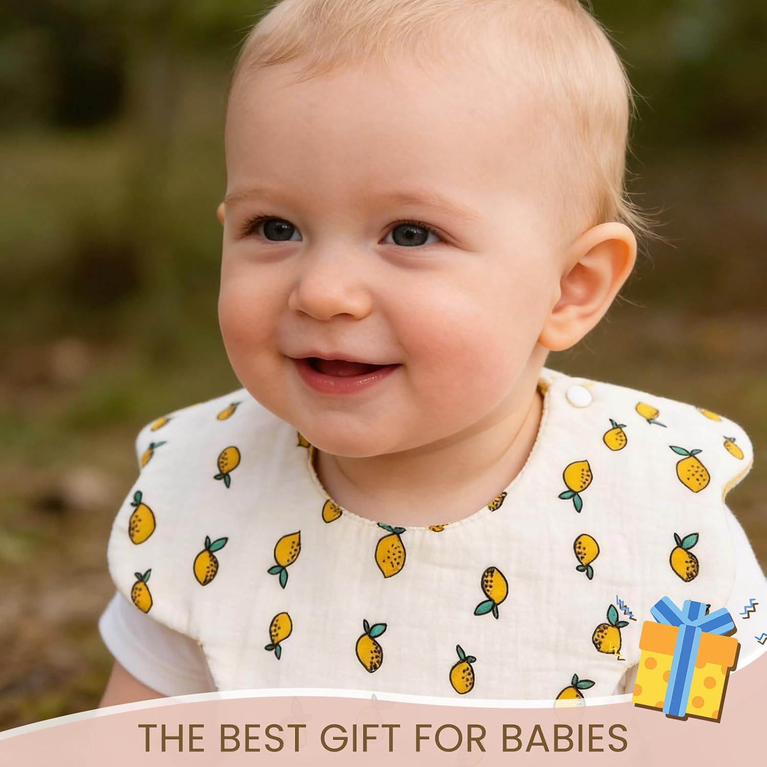 Baby Bibs Muslin Drool Teething Drooling Bibs for Baby Girl Boy Muslin Cotton