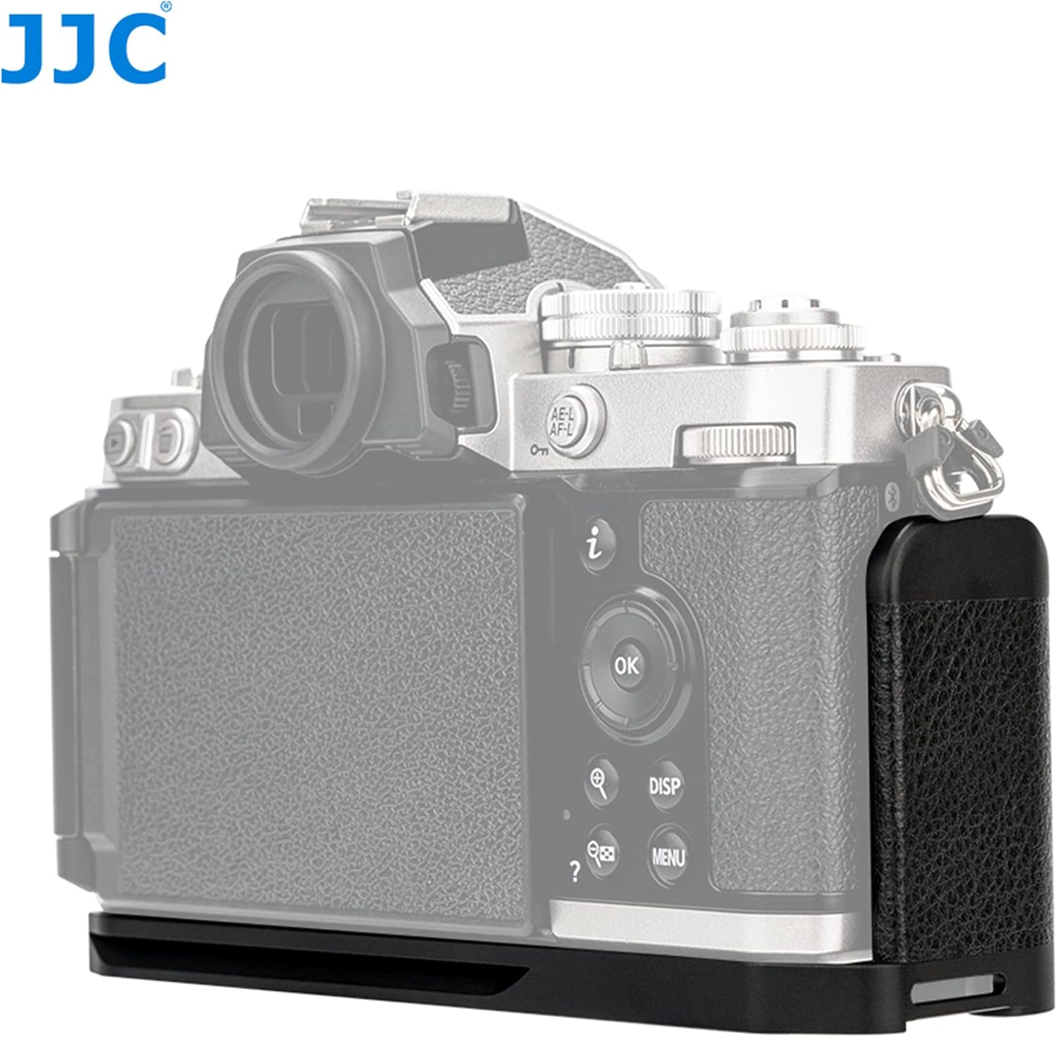 Z Fc Hand Grip, ZFc hand Grip, JJC HG-ZFC Camera Hand Grip, Grip Holder for Z Fc, Made of Premium Aluminium Alloy, Arca Swiss Quick Release, Compatible with Nikon Z fc, replacement of Z fc-GR1 grip