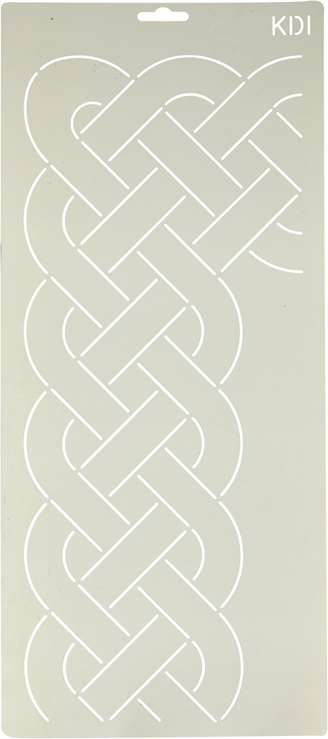 Quilting Creations Cable Border and Corner Quilt Stencil, 5-1/4"