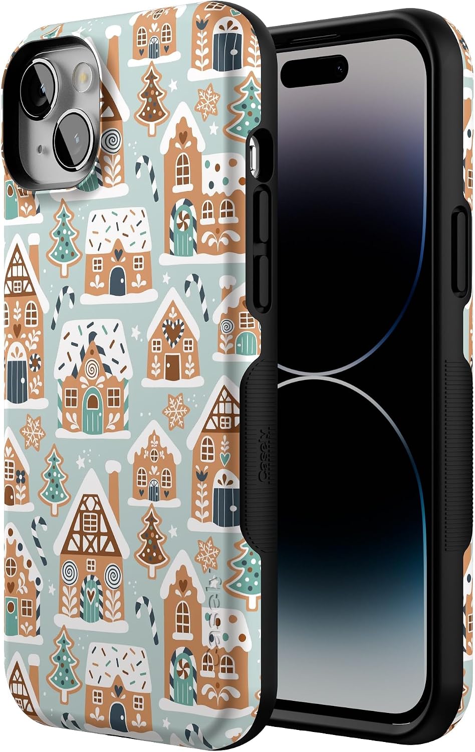 Casely iPhone 13 Mini Case | Built Too Sweet | Frosted Village | Bold Protective Design | MagSafe Compatible Design