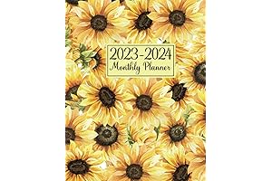 2023-2024 Monthly Planner: The Sunflower of Your Dreams